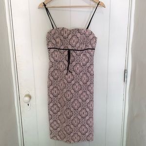 Pink and Black lace dress